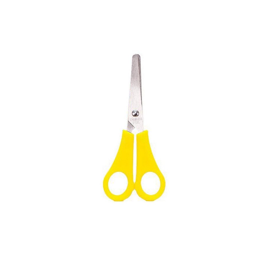 Дитячі ножиці кольорові "C" COLOR-IT 508, 13 см Жовтий