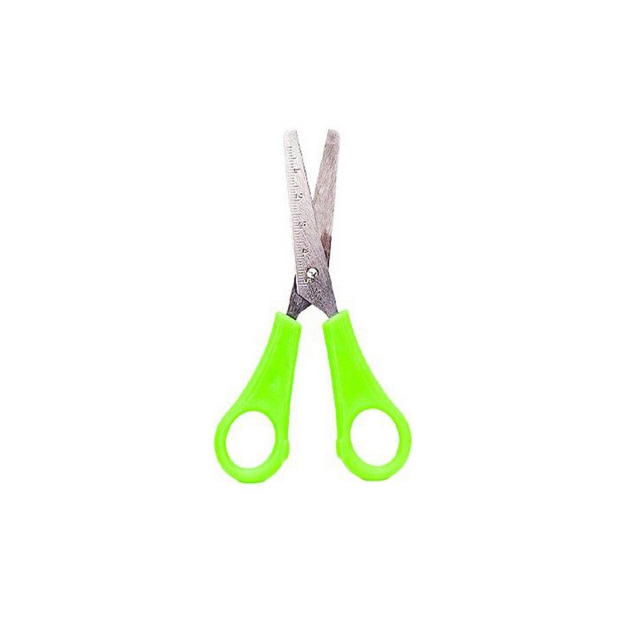 Дитячі ножиці кольорові "C" COLOR-IT 508, 13 см Зелений