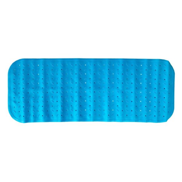 Килимок у ванну на присосках MGZ-0901(Blue) 35х95 см