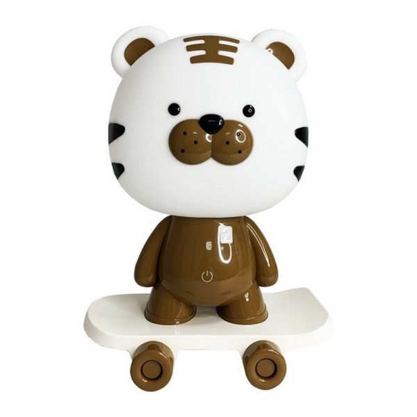 Нічник дитячий «Тигр на скейті» MGZ-1408(Brown) мережевий, живлення від USB
