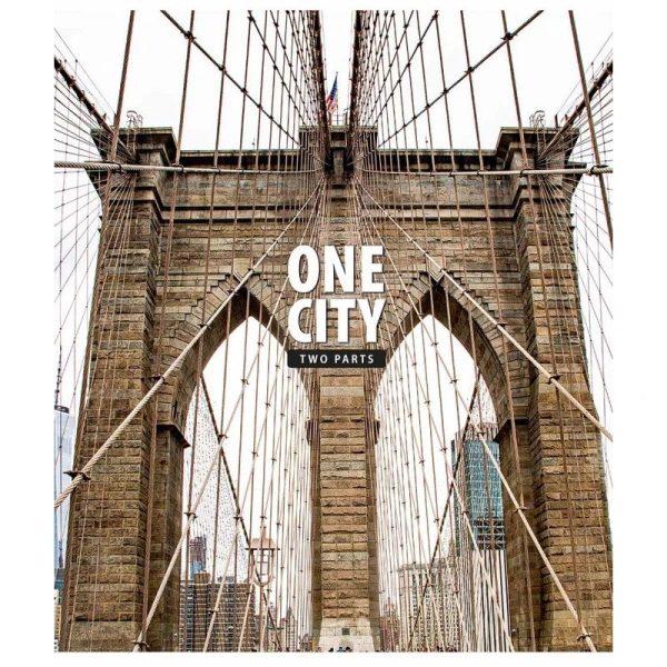 Зошит загальний "One city, 2 parts" 080-3137L-4 у лінію, 80 аркушів