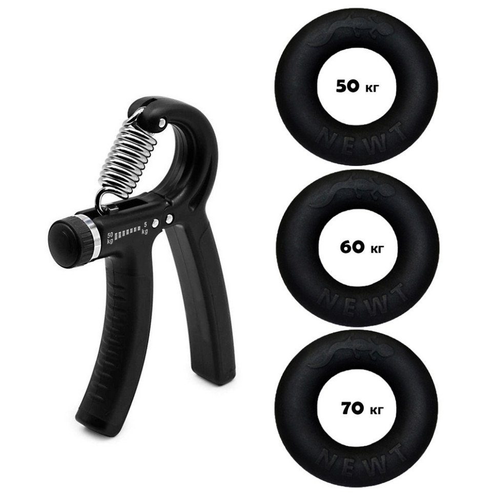 Набір кистьових еспандерів кільце+еспандер ножиці Power Grip Set3 NE-1589-60