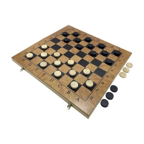 Набір настільних ігор "Шахи 3 в 1" Set3 NE-LG-12 нарди, шашки, шахова дошка 40х40 см 2