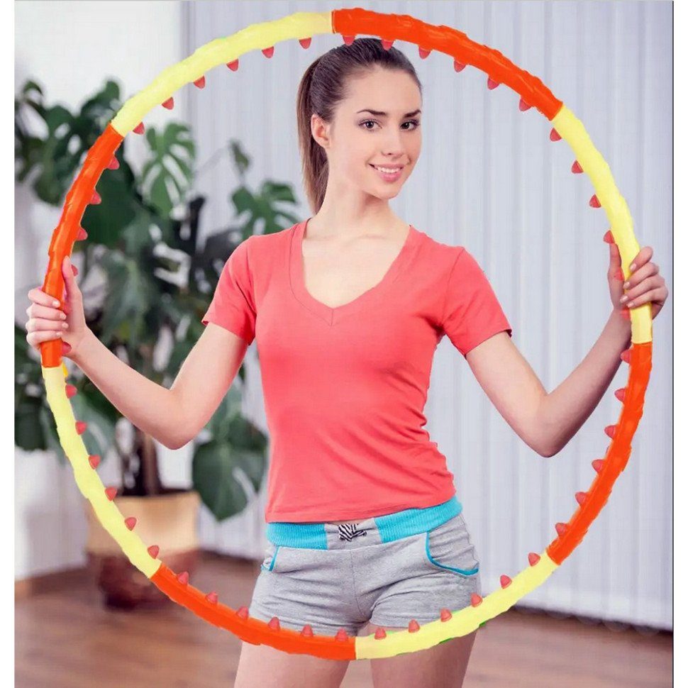 Обруч із масажними магнітними кульками Magnet Massage Hoop NE-F-50 3