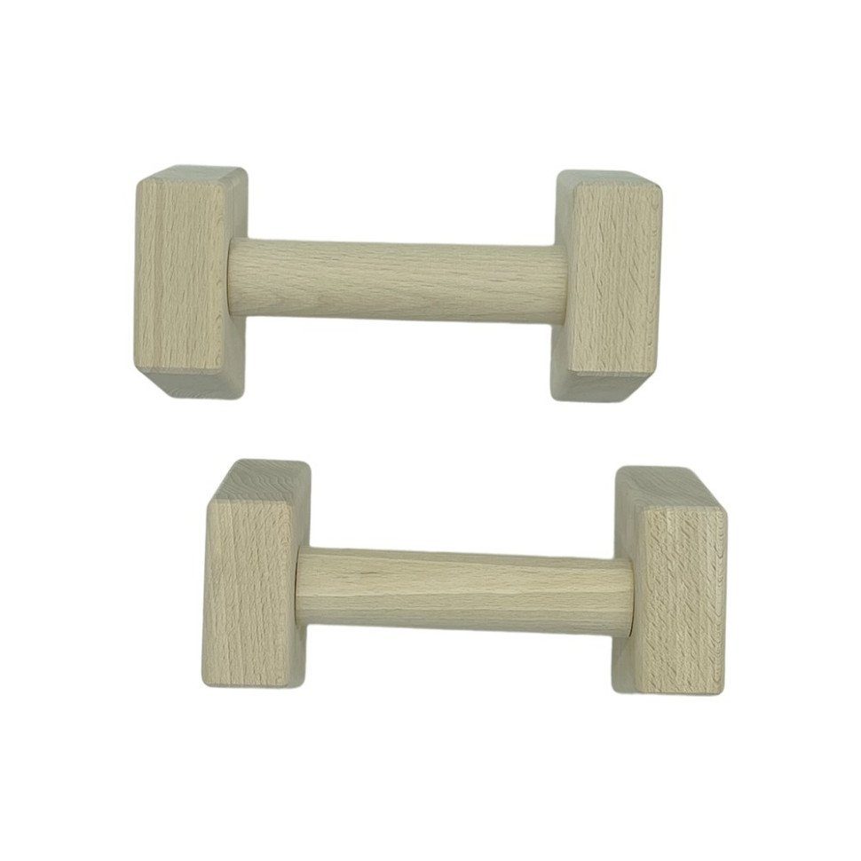 Паралетси, упори для віджимання дерев'яні Wood Gym Push Up NE-WD-20 з бука 20 см 2 шт 3