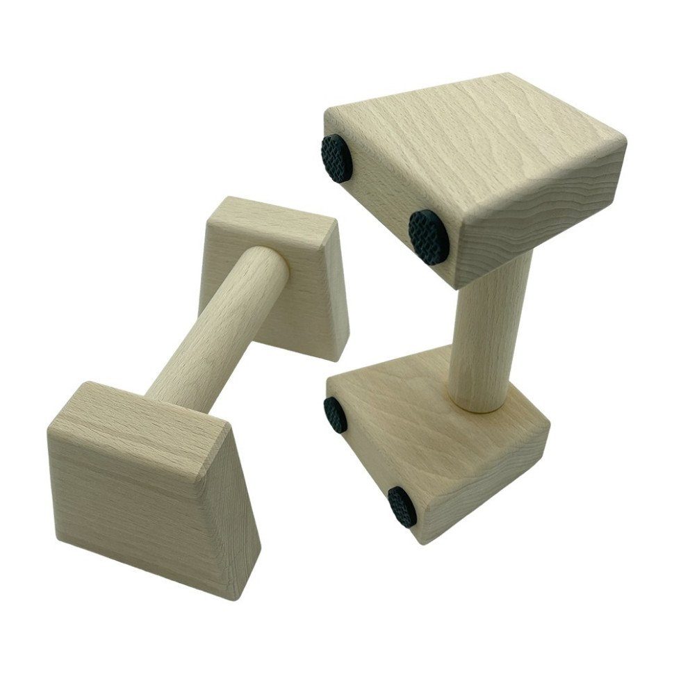 Паралетси, упори для віджимання дерев'яні Wood Gym Push Up NE-WD-20 з бука 20 см 2 шт 6
