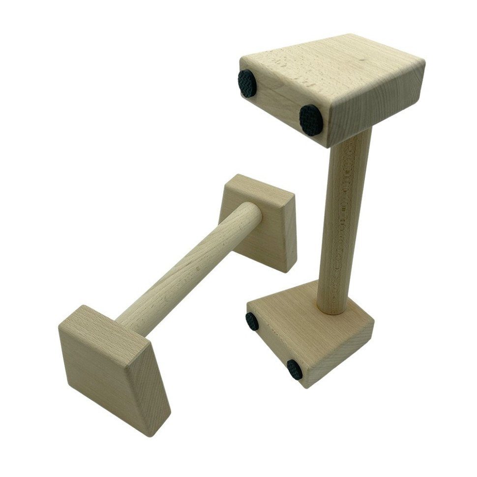 Паралетси, упори для віджимання дерев'яні Wood Gym Push Up NE-WD-30 з бука 30 см 2 шт 5