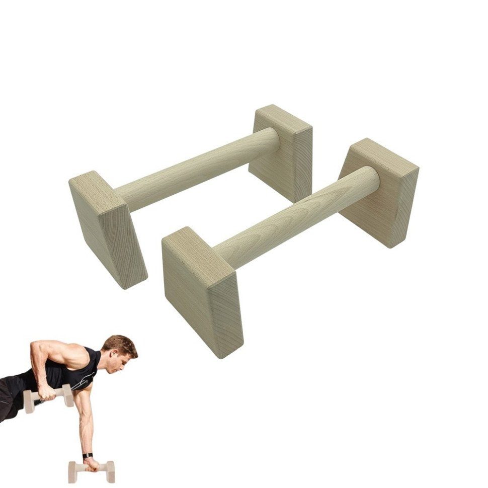 Паралетси, упори для віджимання дерев'яні Wood Gym Push Up NE-WD-30 з бука 30 см 2 шт 4