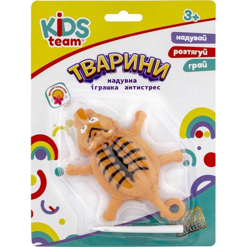 Дитяча надувна іграшка антистрес Тварини "Тигр" CKS-10234C_2 3