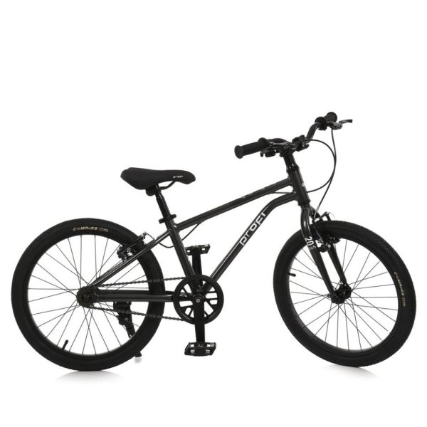 Велосипед дитячий LIGHTY MB 20LIGHTY DARK GREY, колеса 20 дюймів