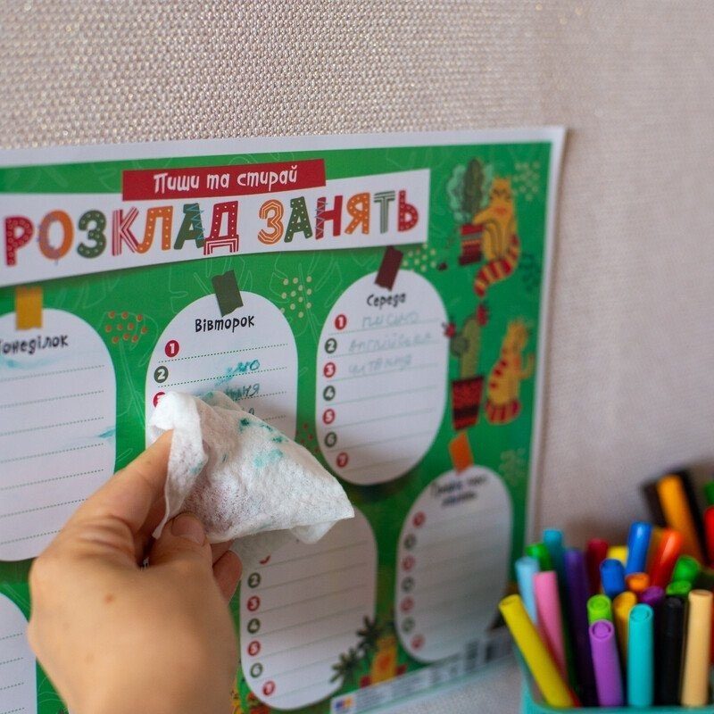 Дитячий розклад уроків "Котики" 10104271 А4 4
