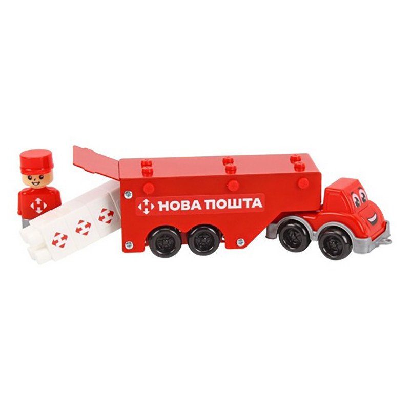 Дитячий металевий конструктор "Нова Пошта" 1416TXK, 135 деталей 5