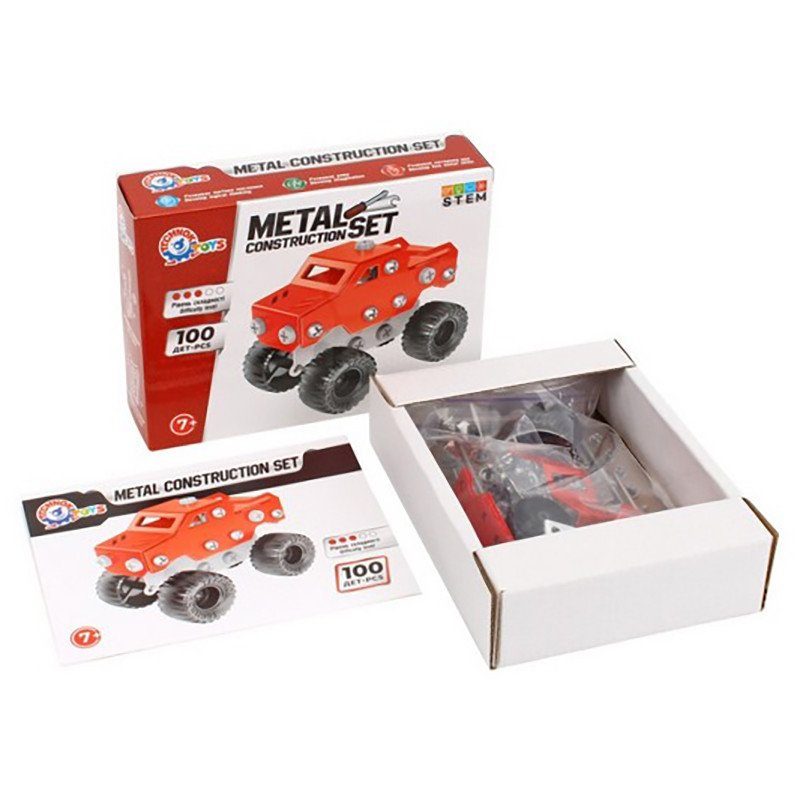Дитячий металевий конструктор 1317TXK 100 деталей 3