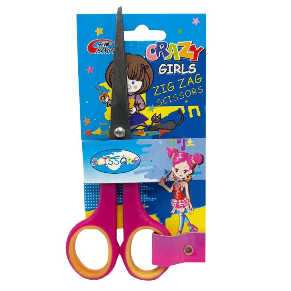 Дитячі ножиці канцелярські "№6 Scissors C" 50434(Violet) довжина 14,3 см, леза 7,5 см