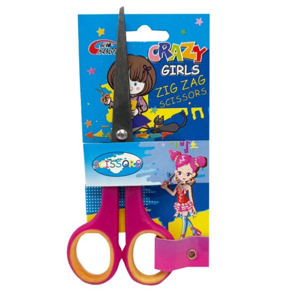 Дитячі ножиці канцелярські "№6 Scissors C" 50434(Violet) довжина 14,3 см, леза 7,5 см