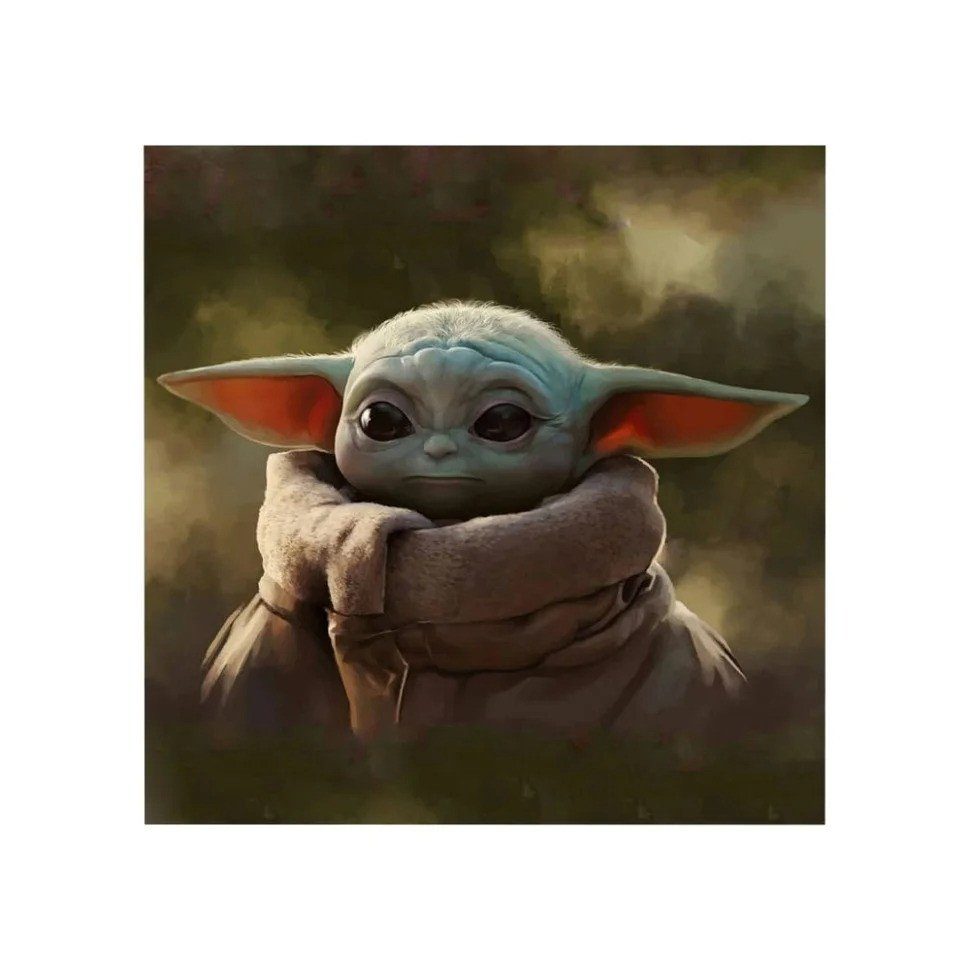 Постер на ПВХ "Yoda Grogu Portrait" UkrPoster 2200550041 без рамки, 50х50 см