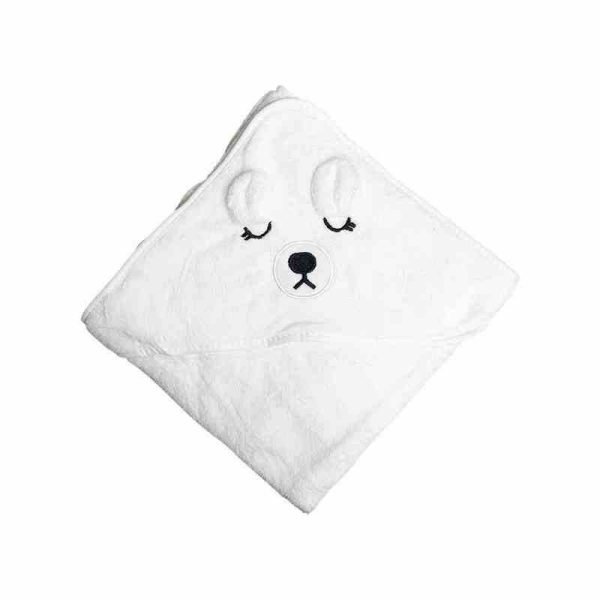 Дитячий рушник з капюшоном MGZ-0640(White) розмір 80х80 см