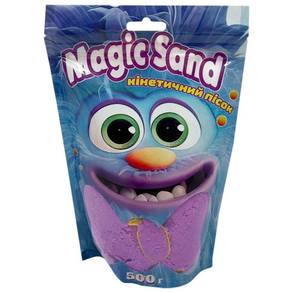 Креативна творчість "Кінетичний пісок Magic sand" 39403-4 фіолетовий 500 грам