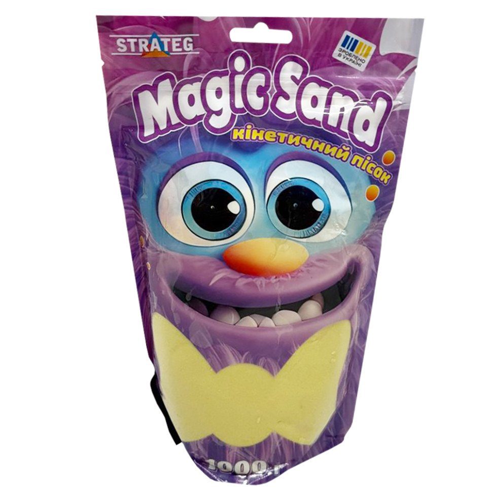 Креативна творчість "Кінетичний пісок Magic sand" 39404-5 жовтий 1 кг