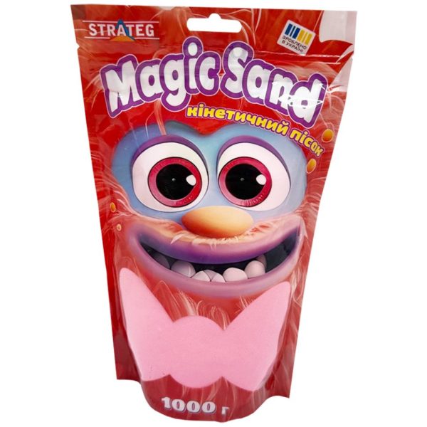 Креативна творчість "Кінетичний пісок Magic sand" 39404-8 рожевий 1 кг