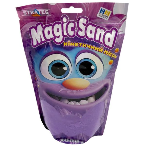 Креативна творчість "Кінетичний пісок Magic sand" 39404-4 фіолетовий 1 кг