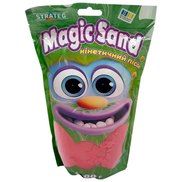 Креативна творчість "Кінетичний пісок Magic sand" 39404-6 червоний 1 кг