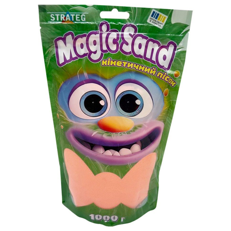 Креативна творчість "Кінетичний пісок Magic sand" 39404-7 помаранчевий 1 кг