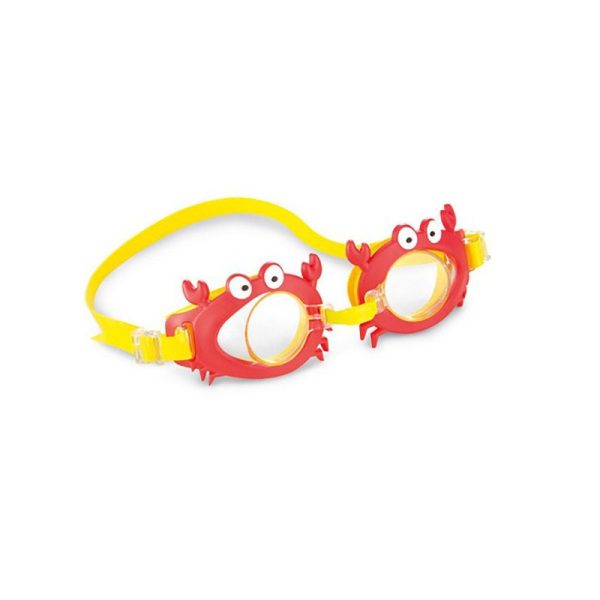 Окуляри для плавання 55610(Crab) червоний, OSFM