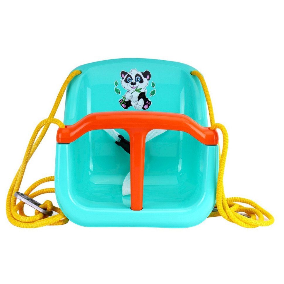 Дитяча гойдалка 8102TXK(Turquoise) пластик, до 20 кг, мотузка 2,5 м