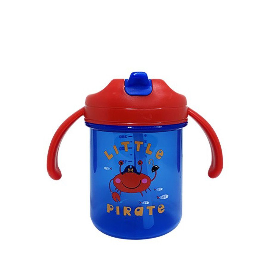 Дитячий поїльник з трубочкою "Little pirate" MGZ-0335 (Red) 280 мл 2