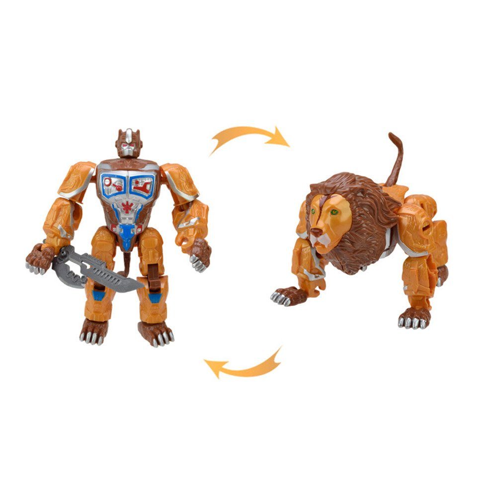 Дитячий робот-трансформер Justice Lioness 168-82(Orange) робот-лев 2