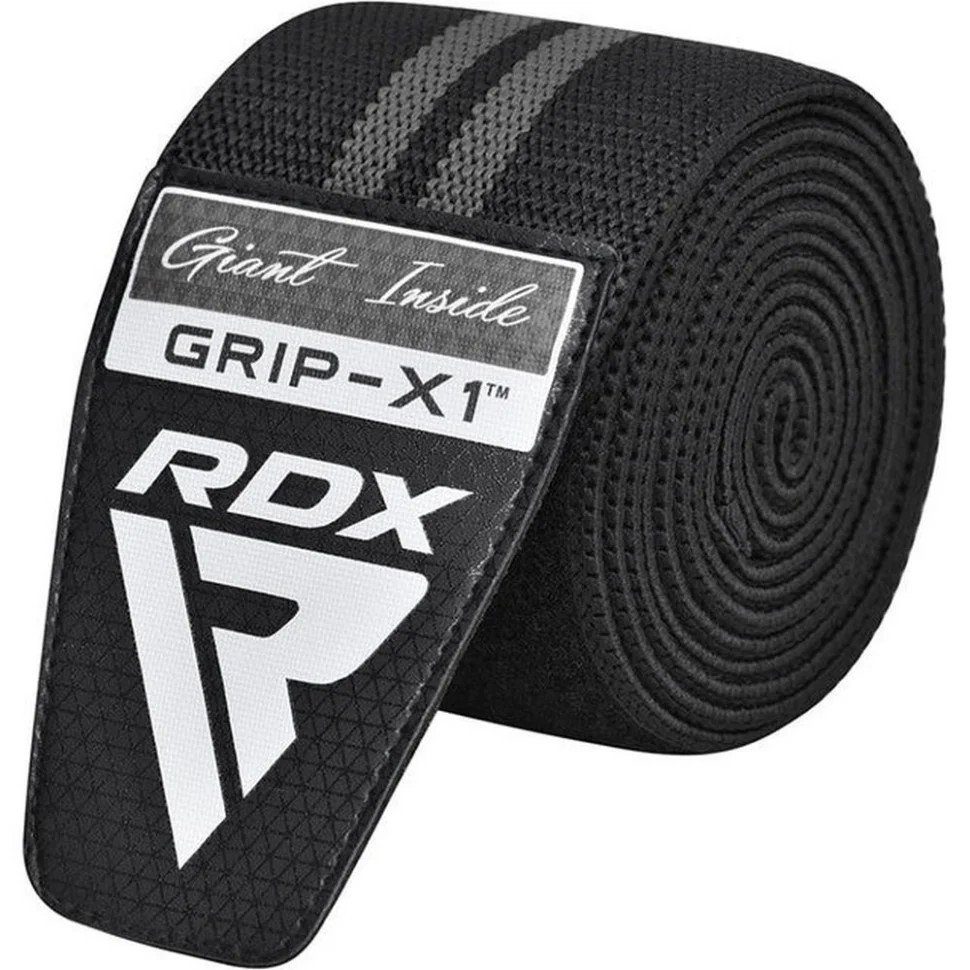 Бінти на коліна KR11 GYM Knee Wrap RDX Inc WAH-KR11BG, Black/Grey 3