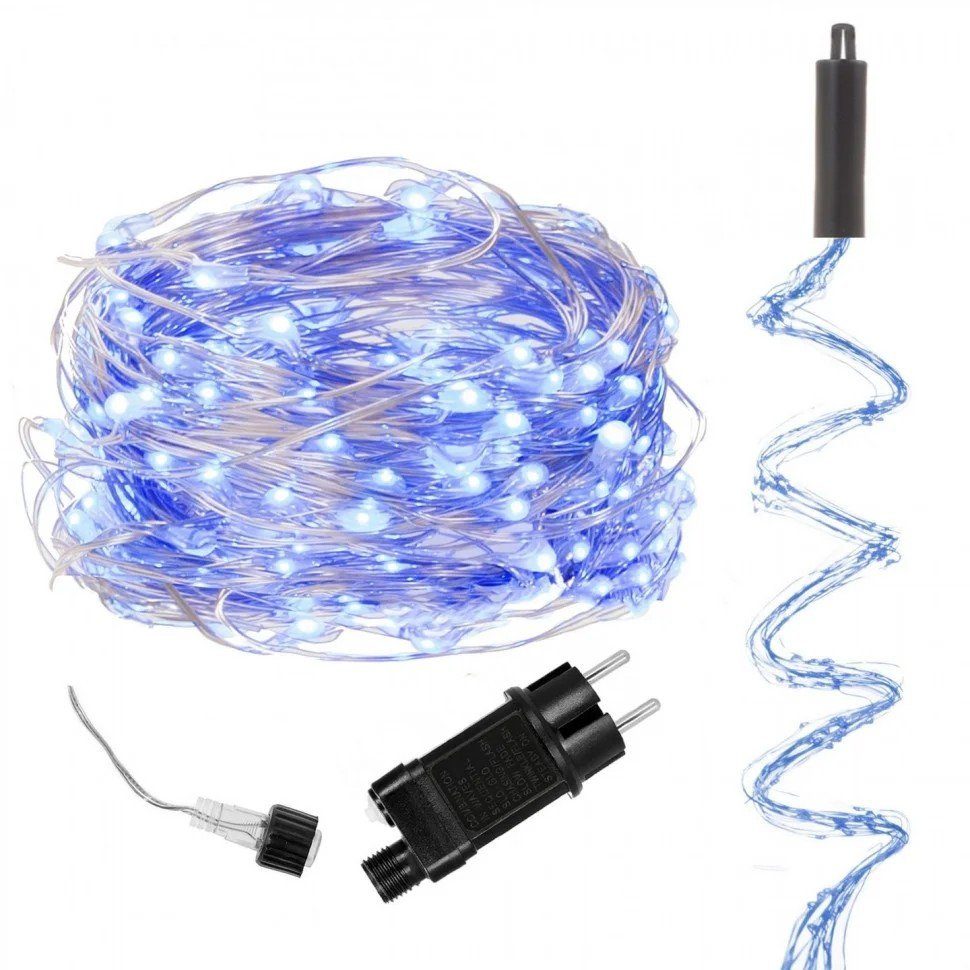 Гірлянда (кінський хвіст) Springos CL0095, 2 м 300 LED, Blue 2