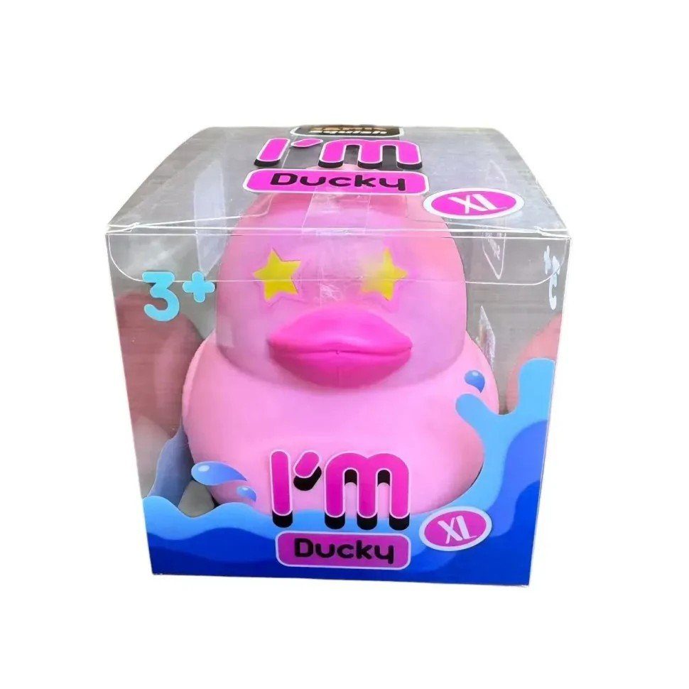 Дитячий антистрес "Крутий заміс - I'm Ducky XL" MonsterGum AS25003 Рожевий 3