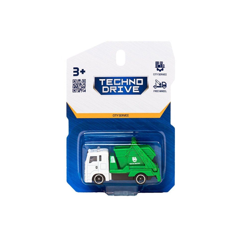 Дитяча автомодель "Сміттєвоз" TechnoDrive 250421CG-4, масштаб 1:64 4