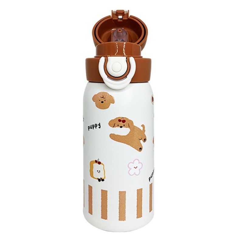 Дитячий термос-поїлка MGZ-0334(Brown) коричневий, 350 мл 3