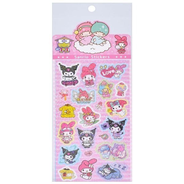 Декоративні наклейки "Sanrio Stickers" SZ240906-15 з блискітками