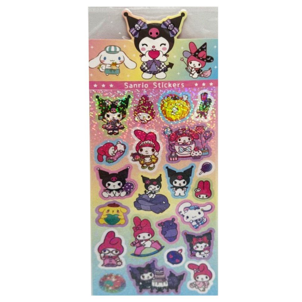 Декоративні наклейки "Sanrio Stickers" SZ240906-16 з блискітками
