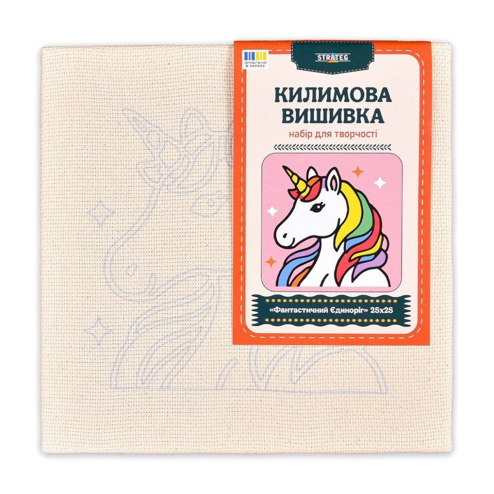 Набір для килимової вишивки "Фантастичний Єдиноріг" CCX2525-1 розмір 25х25 см 2