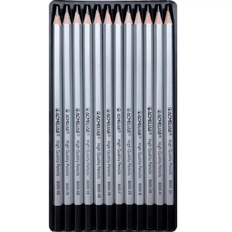 Набір олівців "Drawing pencils" Acmeliae 44053, 12 видів 2