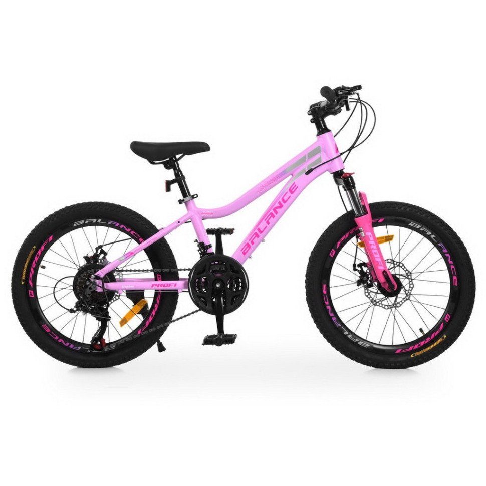 Велосипед дитячий "BALANCE" BL-2001, 20 дюймів, рожевий 2