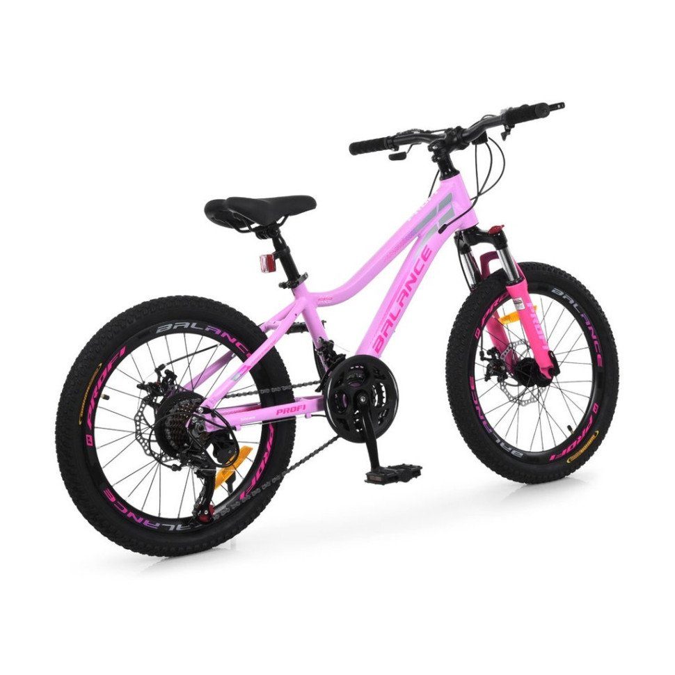 Велосипед дитячий "BALANCE" BL-2001, 20 дюймів, рожевий 3