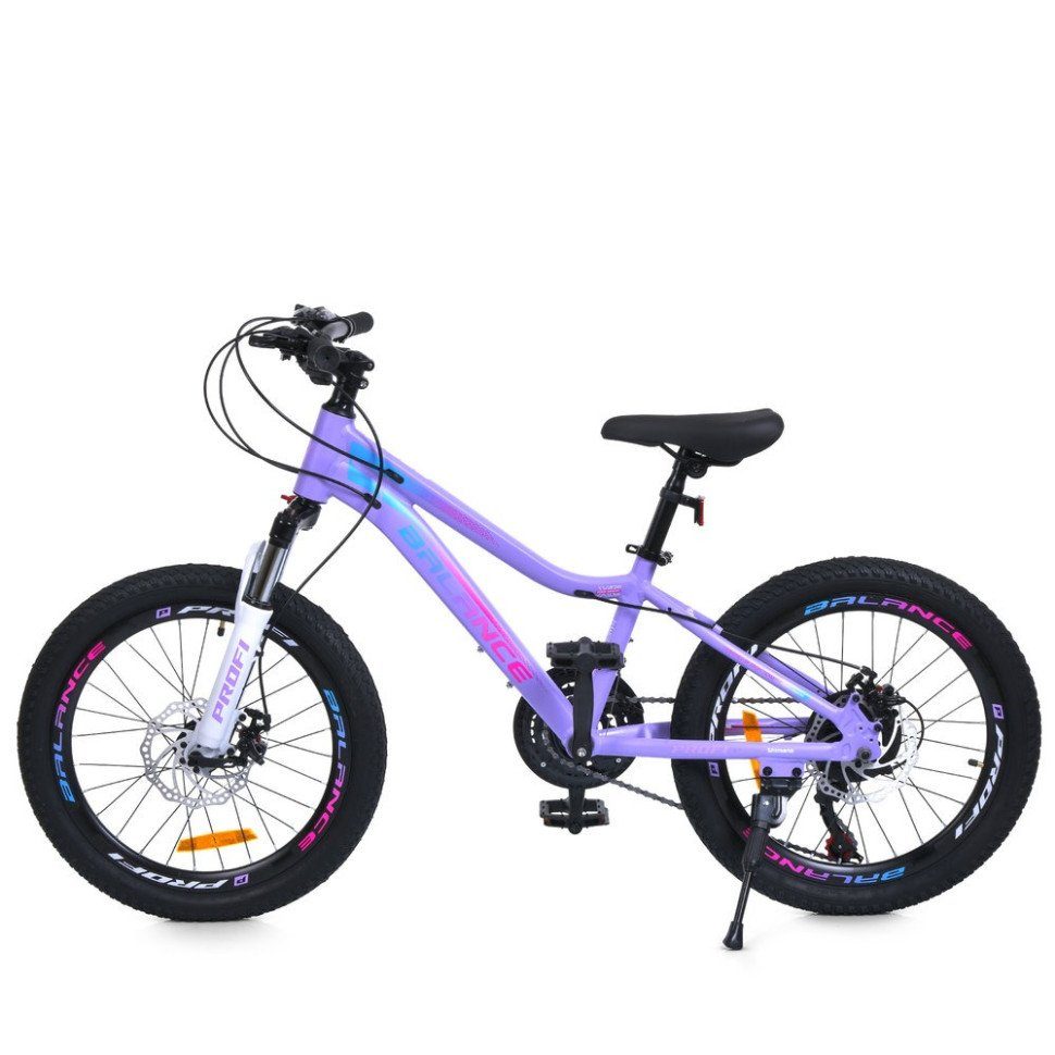 Велосипед дитячий "BALANCE" BL-2002, 20 дюймів, бузковий 3