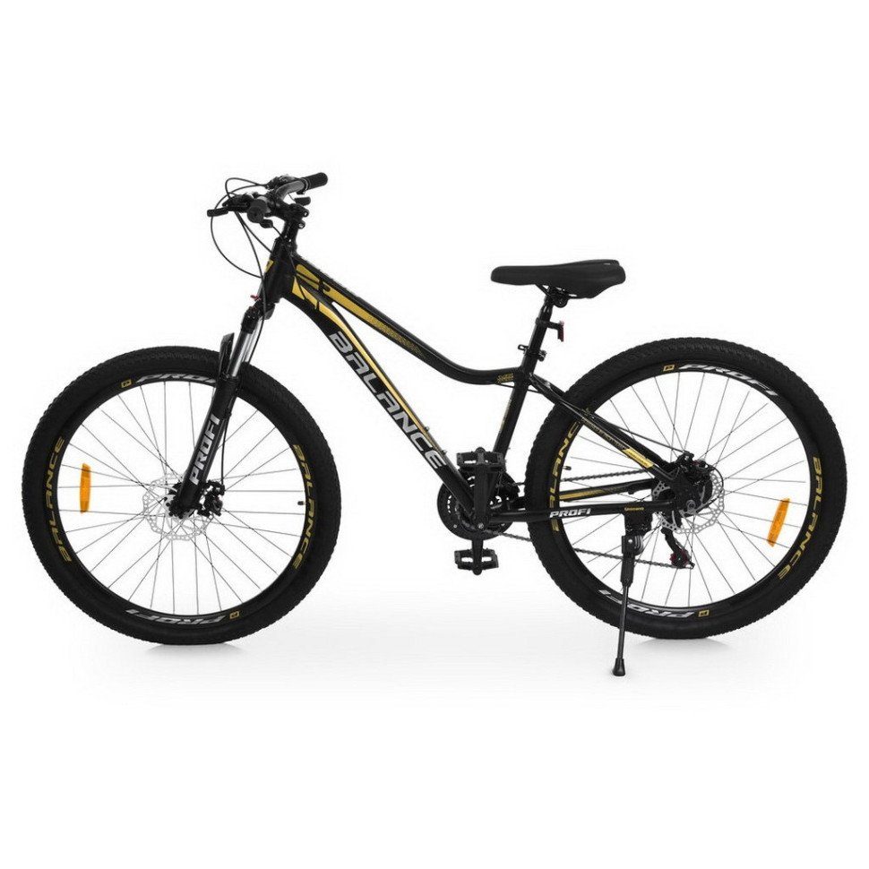 Велосипед дитячий "BALANCE" BL-27508, 27,5 дюймів, чорно-золотий 4