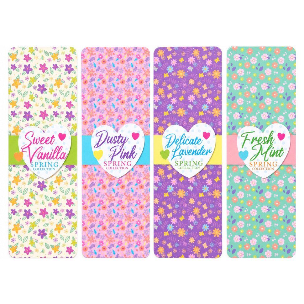 Набір ламінованих закладок для книг "Spring Collection" АП-0902-11, 4 шт