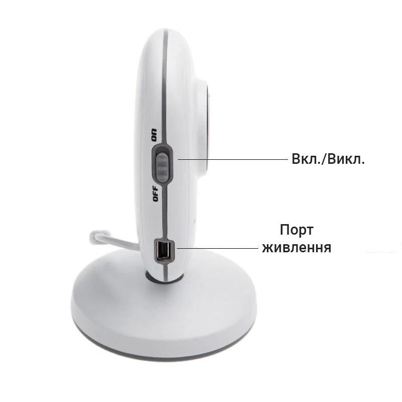 Відеоняня зі зворотним зв'язком бездротова Baby Monitor VB603, HD720P, 3,2" 6