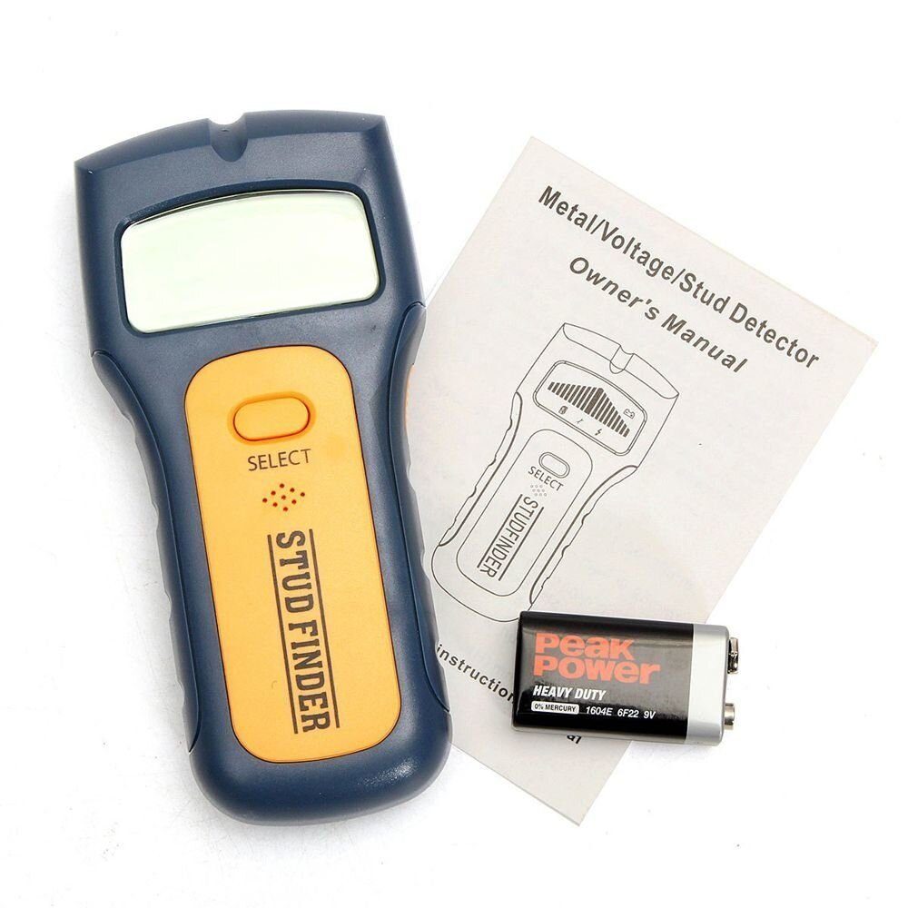 Індикатор прихованої проводки і металу з LCD екраном Stud Finder C1390 5