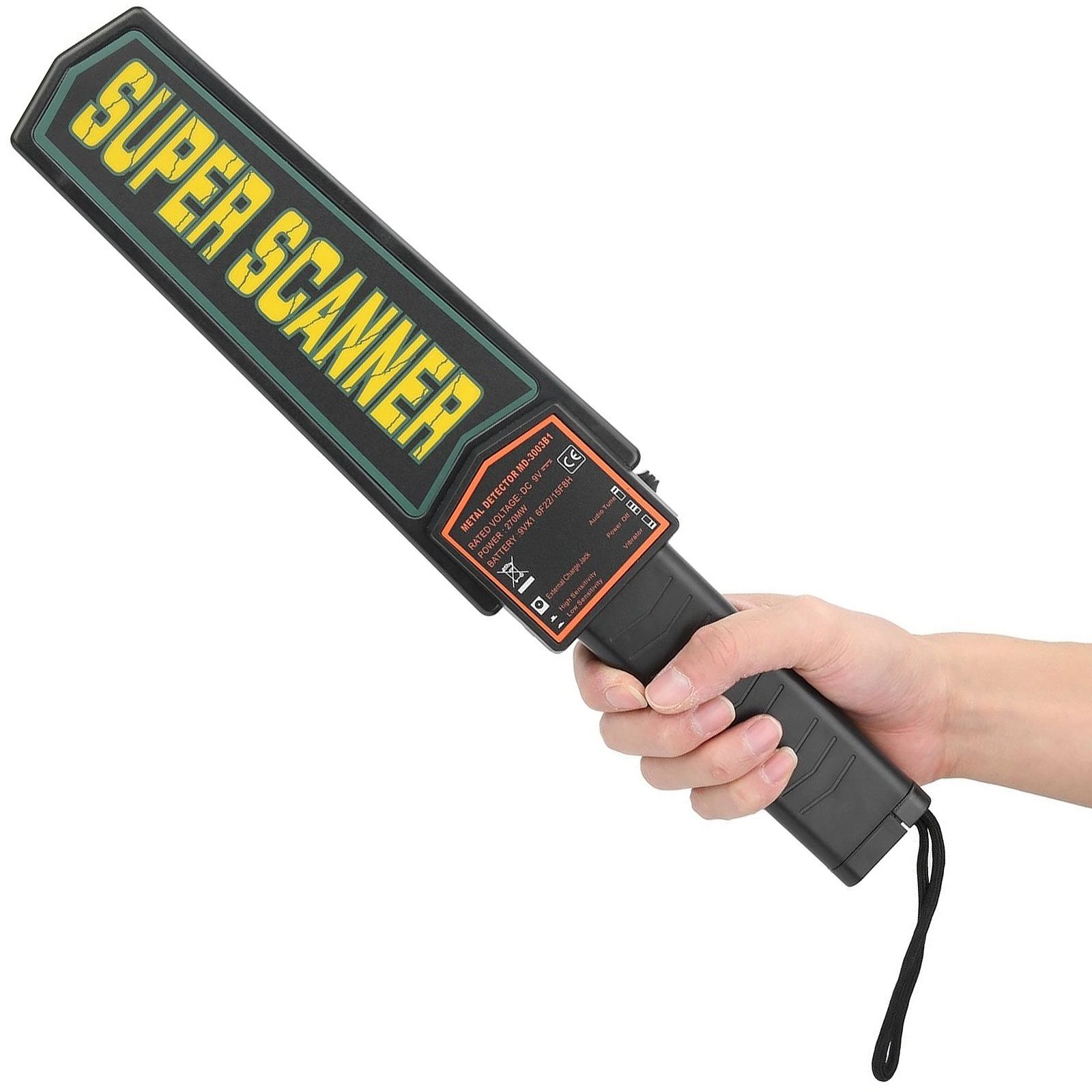 Ручний металодетектор Super Scanner MD3003B1 доглядових металошукач 3