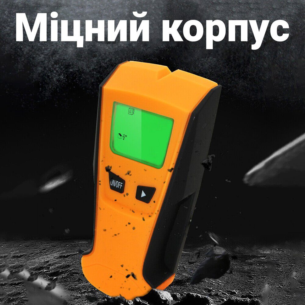 Шукач прихованої проводки, металу та дерева 3в1, на мікроконтролері c LCD екраном Inlife TH210 11