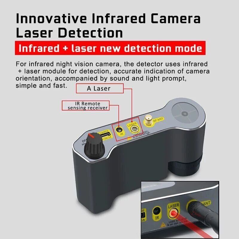 Професійний детектор жучків, прослушки і камер Protect CPA-101 6